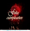 Tarjeta con fuegos artificiales